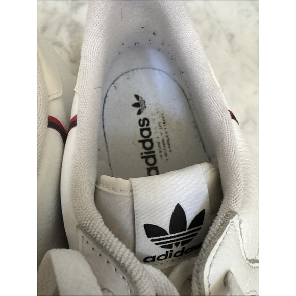 Adidas Continental 80 White Red Navy Sneaker 123106821 Men's Size 13 - Picture 5 of 10